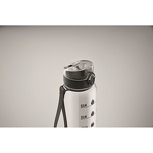 Sportovní RPET láhev 1L, transparentní