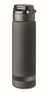 Sportovní RPET láhev na vodu 1L, černá