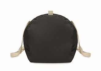 Sportovní taška z recyklované bavlny, černá