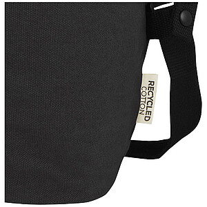 Sportovní taška z recyklovaného plátna, černá