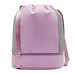 Stahovací batoh s pevným dnem, fialový