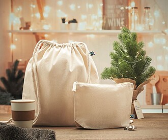 Stahovací batoh z bavlny