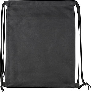 Stahovací batoh z polyesteru, modrá - batoh s potiskem