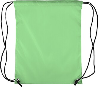 Stahovací batoh z polyesteru, zelená
