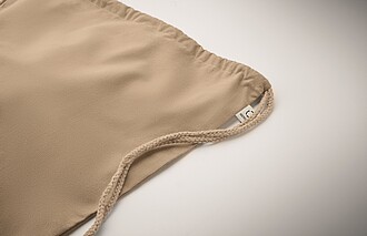 Stahovací bavlněný batoh, khaki