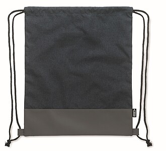 Stahovací RPET PU batoh, tm. námořní modrá