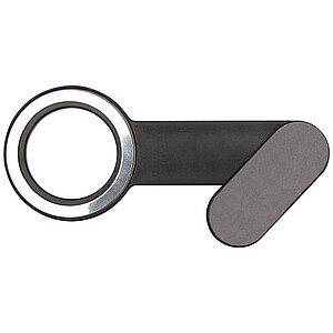 Stojan na telefon z recyklovaného plastu, černý