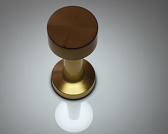 Stolní lampa z nerrzové oceli s baterií, růžová