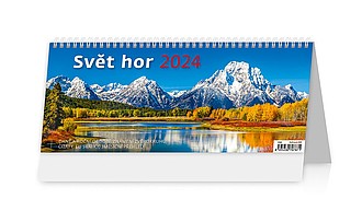 Svět hor 2026, stolní kalendář - reklamní kalendáře