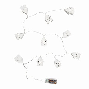 Světelný řetěz, bílá