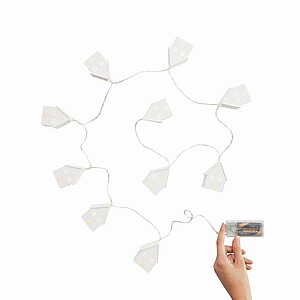 Světelný řetěz, bílá