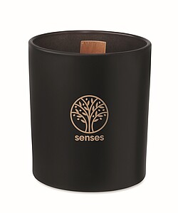 Svíčka z rostlinného vosku, černá - reklamní předměty