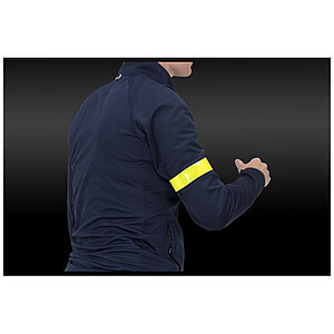 Svinovací reflexní pásek na ruku, 38 cm, žlutý