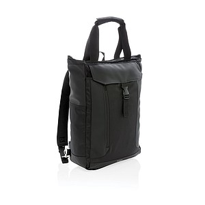 Swiss Peak RFID totepack batoh, černá - batoh s potiskem