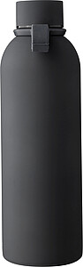 TADEOLA Dvoustěnná vakuová termoska z recyklované nerezové oceli, 500 ml, černá - reklamní předměty