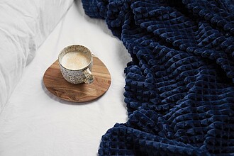 TARIFE Deka 130x170cm z RPET, námořní modrá