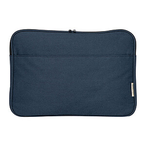 Taška na notebook z recyklované bavlny, tmavě modrá