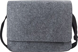 Taška na notebook z RPET plsti, šedá