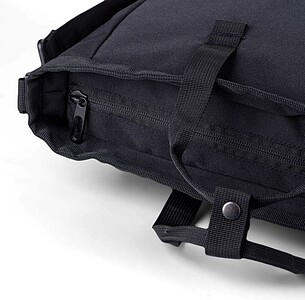 Taška přes rameno z polyesteru, černá