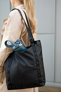 Taška z recyklovaného polyesteru, černá