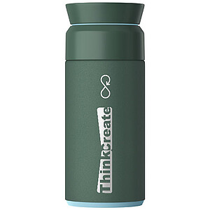 Termo láhev 350ml, z recyklovaných materiálů, zelená