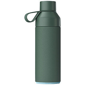Termo láhev na pití, 500ml, z recyklovaných materiálů, zelená