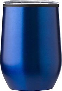 Termohrnek 300ml, z venku nerezový, modrý