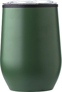 Termohrnek 300ml, z venku nerezový, zelený