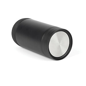 Termohrnek s push zavíráním z RCS recyklované nerezové oceli 350ml, černá