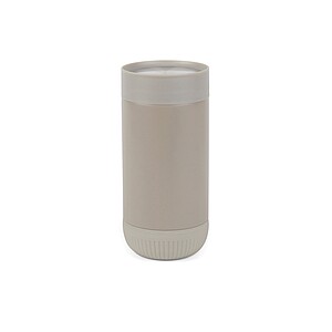 Termohrnek s push zavíráním z RCS recyklované nerezové oceli 350ml, šedá