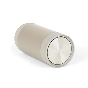 Termohrnek s push zavíráním z RCS recyklované nerezové oceli 350ml, šedá