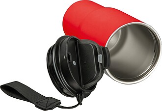 Termohrnek z nerezové oceli 550 ml, červená