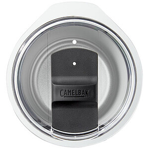 Termohrnek z nerezu s plastovým víčkem, 500ml, bílý