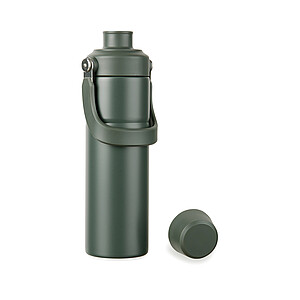 Termolahev 600 ml z recyklované oceli, vojenská zelená