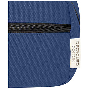 Toaletní taška z recyklovaného plátna, námořní modrá