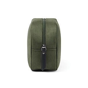 Toaletní taška z recyklovaného polyesteru certi, zelená/černá