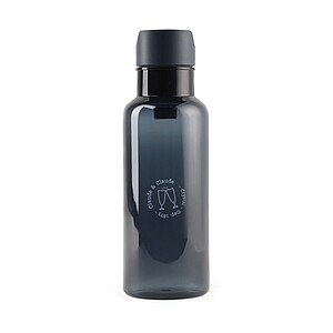 Transparentní láhev na pití 600ml, z RPET, modrá