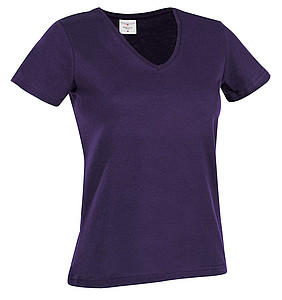 Tričko STEDMAN CLASSIC V-NECK WOMEN fialová XXL