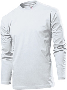 Tričko STEDMAN COMFORT LONG SLEEVE MEN bílá L