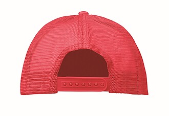 Truckers čepice, bílá/červená