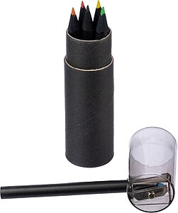 TUBOL Sada pastelek v černé tubě