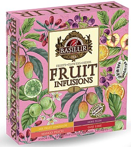 TUFRO - Basilur Fruit Infusions Assorted Vol. III přebal 40 gastro sáčků - reklamní předměty