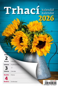 Týdenní trhací kalendář A5 2026 - reklamní kalendáře