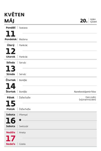 Týdenní trhací kalendář A6 2026