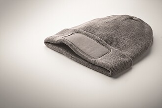 Unisex čepice z RPET, šedá