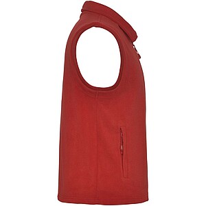 Unisex fleecová vesta, ROLY BELLAGIO, červená, vel. 2XL