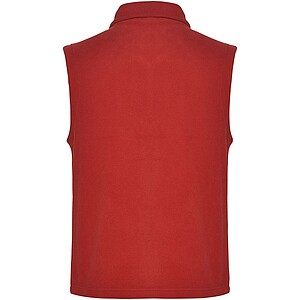 Unisex fleecová vesta, ROLY BELLAGIO, červená, vel. S