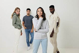 Unisex nebarvené tričko Iqoniq Manuel z recyklované bavlny, černá, XS