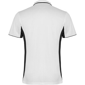 Unisex polokošile Roly Montmelo, bílá/černá, velikost L