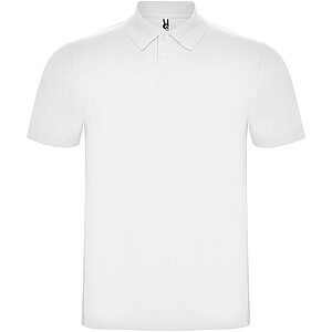 Unisex polokošile s krátkým rukávem, ROLY AUSTRAL, bílá, vel. L